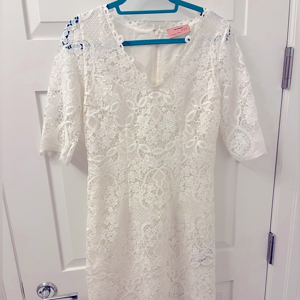 NWOT The Kooples White Lace Dress